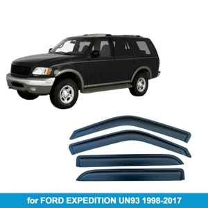 Suitable for Ford Ford Expedition 1998-2017 Rain Shield Side Window Deflector Rain Eyebrow Thickened Version