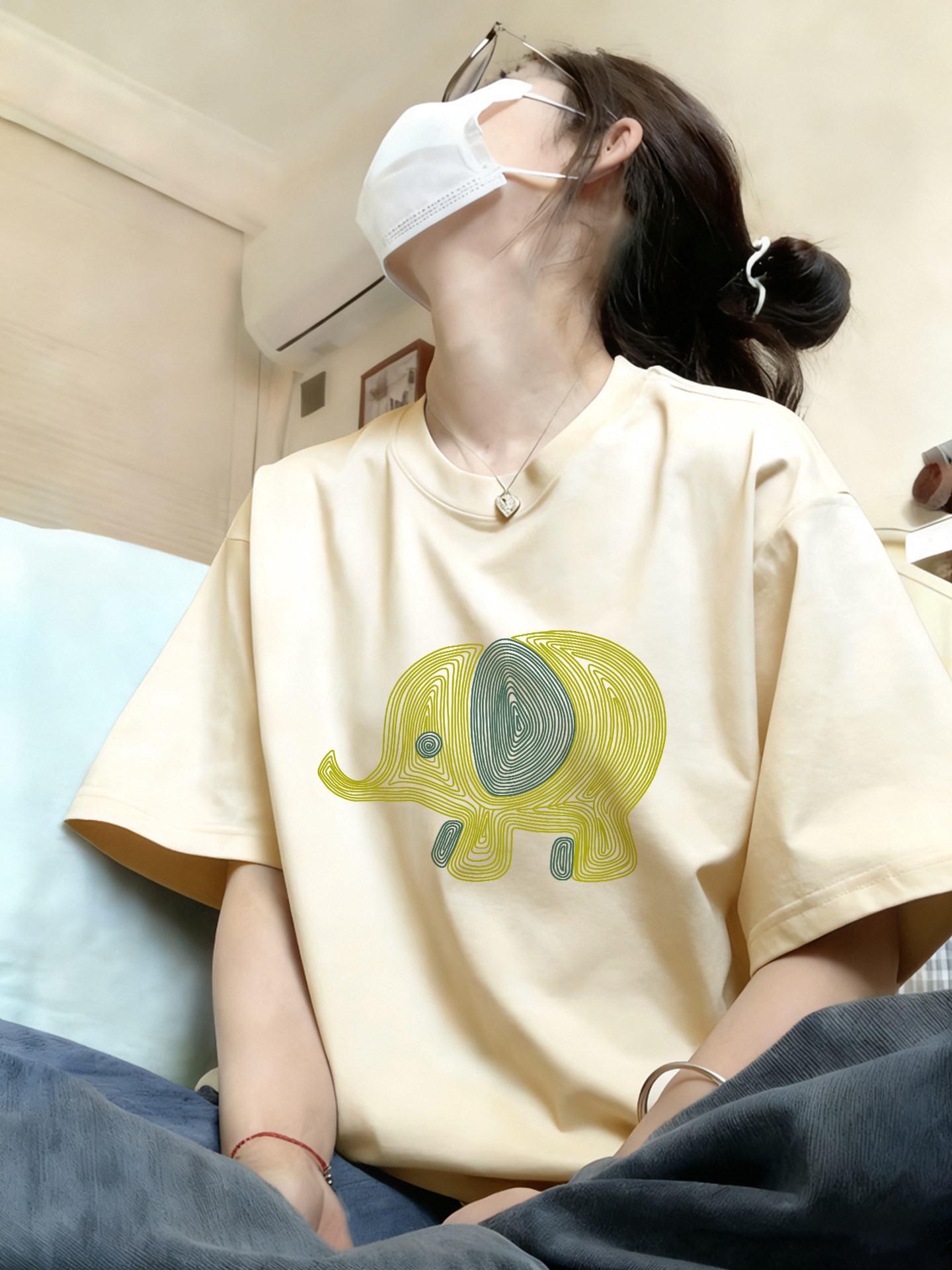 Apricot-t61 striped elephant