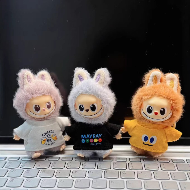 4.0 Labubu (Mayday-Themed Doll Clothes) 10cm Cotton Doll, Only the Clothes 4.0 Labubu (Mayday-Themed Doll Clothes) 10cm Cotton Doll, Only the Clothes