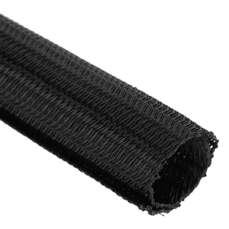 Отправить образец открывания саморулонного плетеного кожуха, промышленный жгут проводов, защитная сетчатая трубка для хранения, трубка для оболочки проводов и кабелей