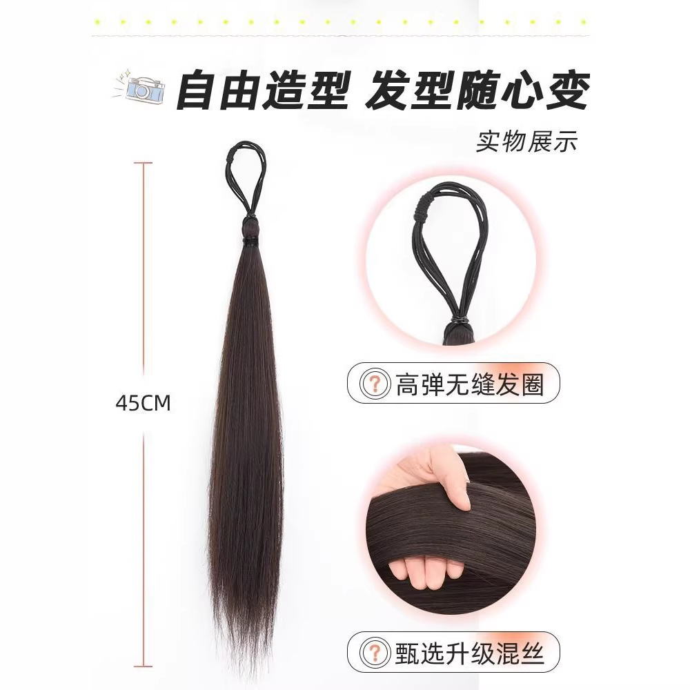 Auto-liquidación cabeza de bola baja artefacto integrado Paquete de pelo femenino viento perezoso mullido flor corsé pelo updo bolsa bola cabeza Paquete de pelo