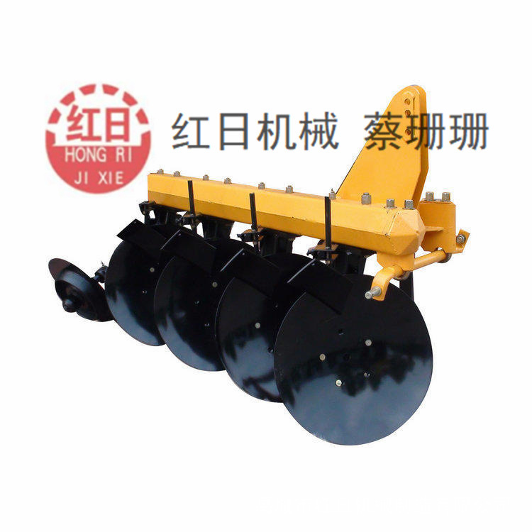 小鱼圆盘犁拖拉机后悬挂重型圆盘犁加重圆盘犁 圆盘耕地机 圆盘犁