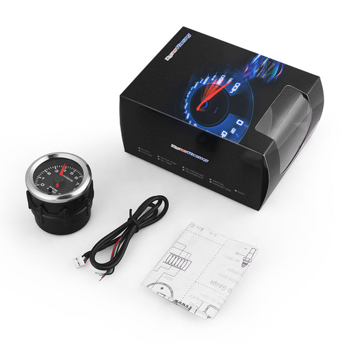 2'' 52mm car modified tachometer 0-10000 RPM with stepper motor 7 kinds of background lights 12V
