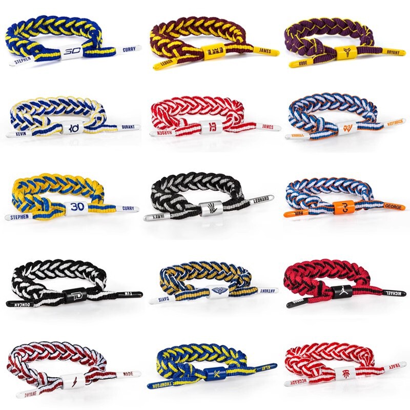 Braided Bracelet Doncic Kobe Curry James Basketball Sports Bracelet Little Lion Bracelet Fan Luminous