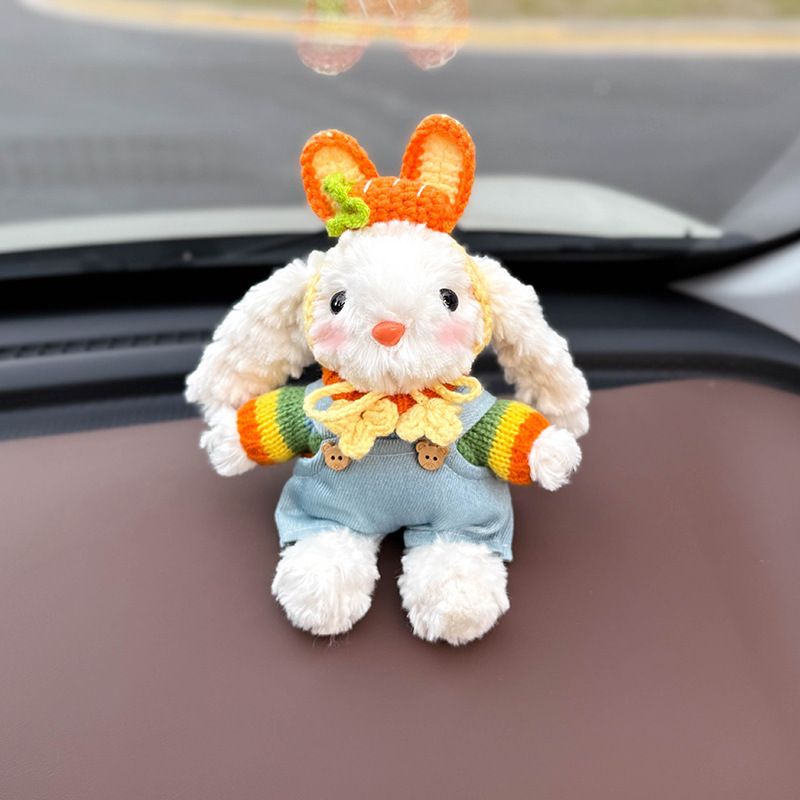 Decoraciones de automóviles de peluche de algodón de Año Nuevo 2025, consola central de automóviles, accesorios interiores de automóviles, artículos de decoración creativos generales