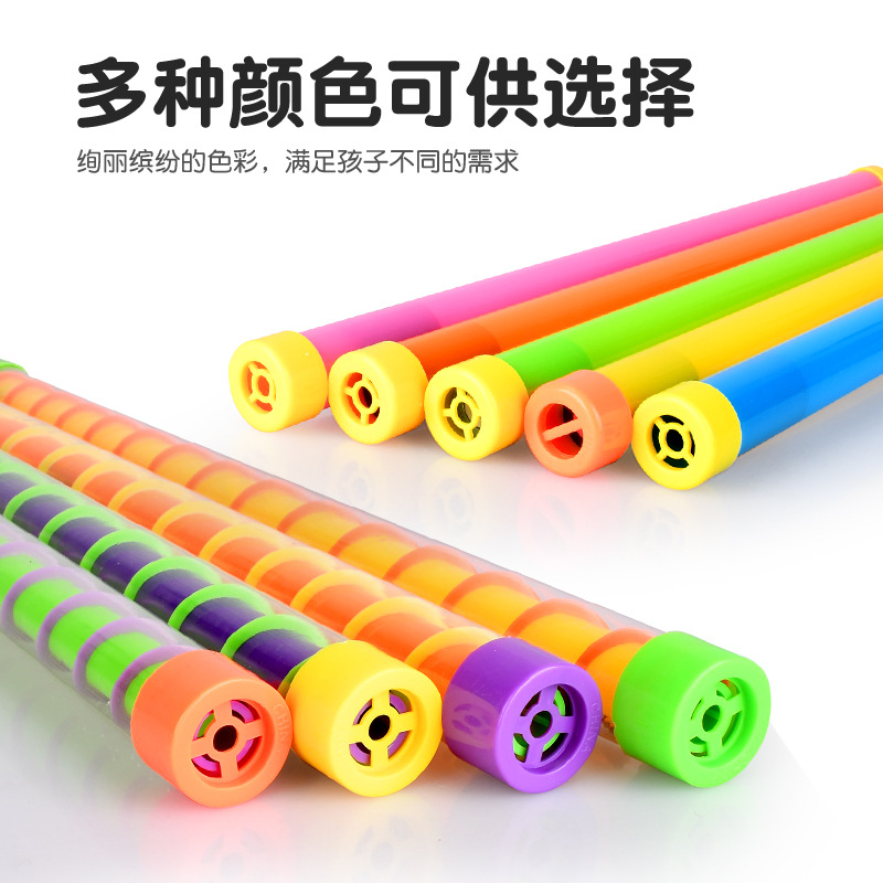 Comercio exterior transfronterizo palo mágico sonido extraño palo silbato sonido tubo de plástico sacudir tubo de pedo persona entera parodia juguetes para niños