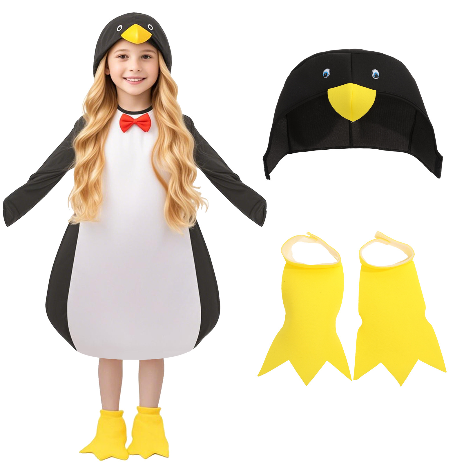 Spoof Penguin Costume Party Clothes Masquerade Stage Costume Performance Costume Halloween Cosplay Costume