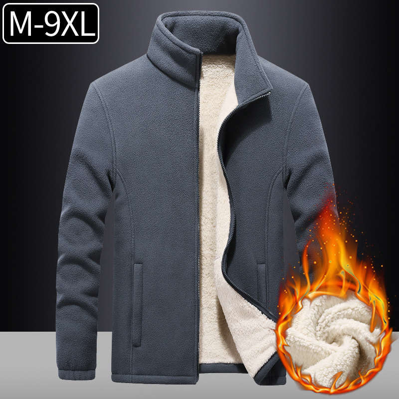 Lamb fleece plus size outdoor fleece sweater plus size winter men's fleece coat fleece-lined thickened