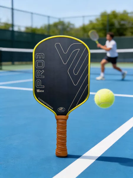 USAPA-certified pickleball paddle, matte finish, one-piece molded, carbon fiber T700 competitive pickleball paddle