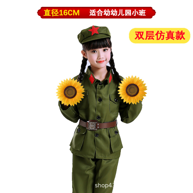 16cm 이중 탄성 밴드 [시뮬레이션 플라워 하트]
