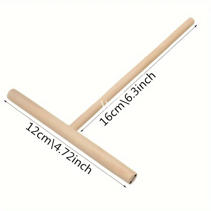 木製パンケーキ果実熊手円形パンケーキツールT型卵餅スクレーパーdiyバッターツール卸売り|undefined