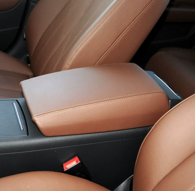 Audi A6L12-18 Models, the Central Armrest: Armrest box - cayenne-color