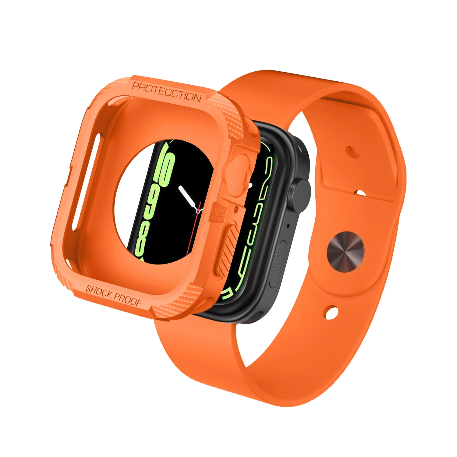 Совместимо с защитной крышкой для Apple Watch Apple Watch защитный чехол iWatch456789 поколение три защита TPU