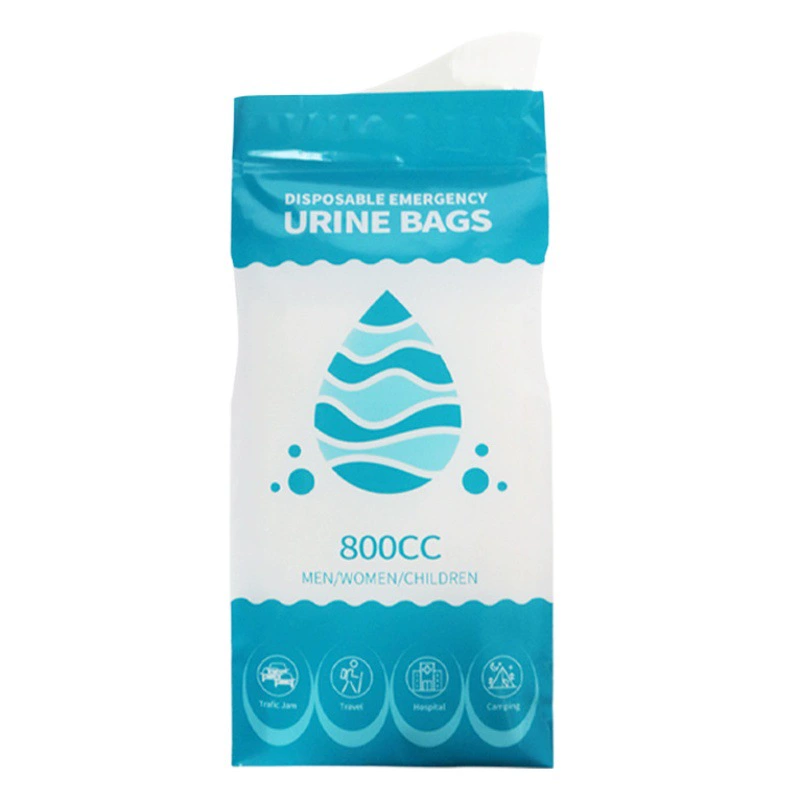Мужская и женская Портативная сумка для мочи 800 мл одноразовая сумка для мочи Рвотная сумка, подходящая для путешествий, кемпинга, мобильного туалета