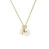 Necklace, chain for key bag  with bow, accessory, 2022 collection, for luck, light luxury style