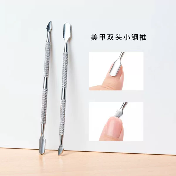 Stainless Steel Nail Tools, Cuticle Pusher, Cuticle Remover Fork, Manicure Supplies, Nail Polish Remover, Nail File