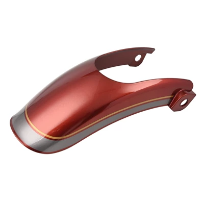 Suitable for Wuji Cu625 Front Motorcycle Fender - bright-red-white-line