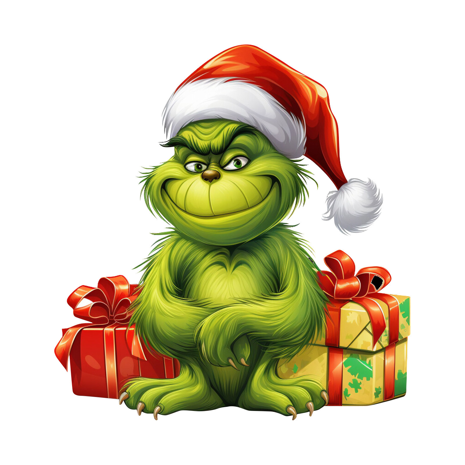 Nuevos productos transfronterizos de dibujos animados de Navidad verde decoración de automóviles de Navidad decoración de árbol de Navidad decoración para el hogar image 6