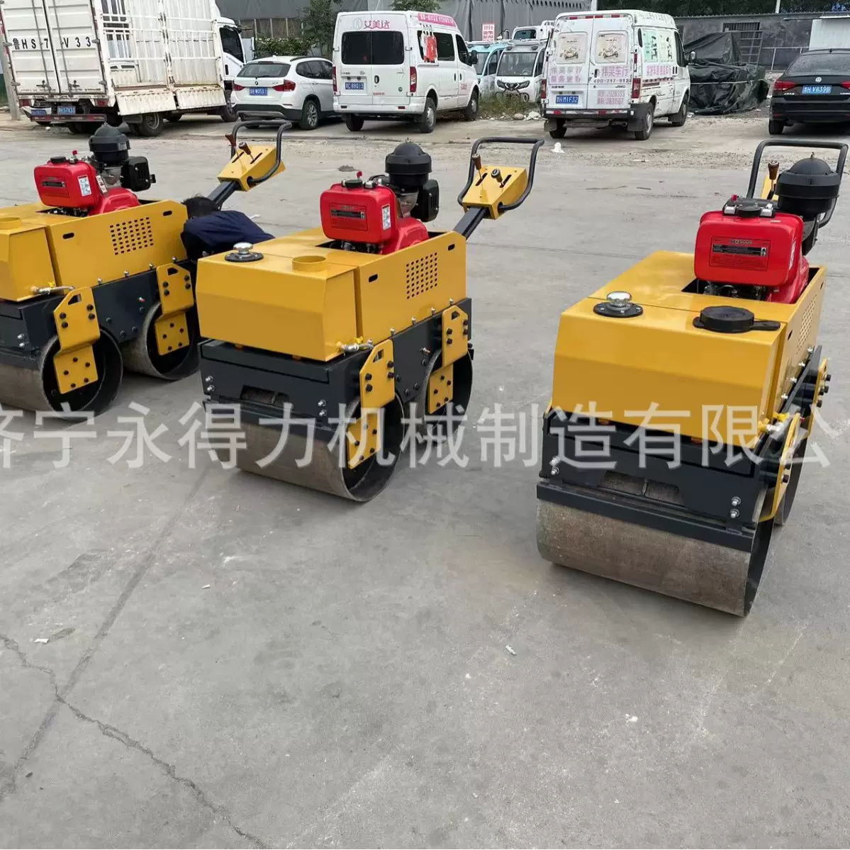 柴油动力小型压路机收扶0.5吨压路机沟渠回填压实设备