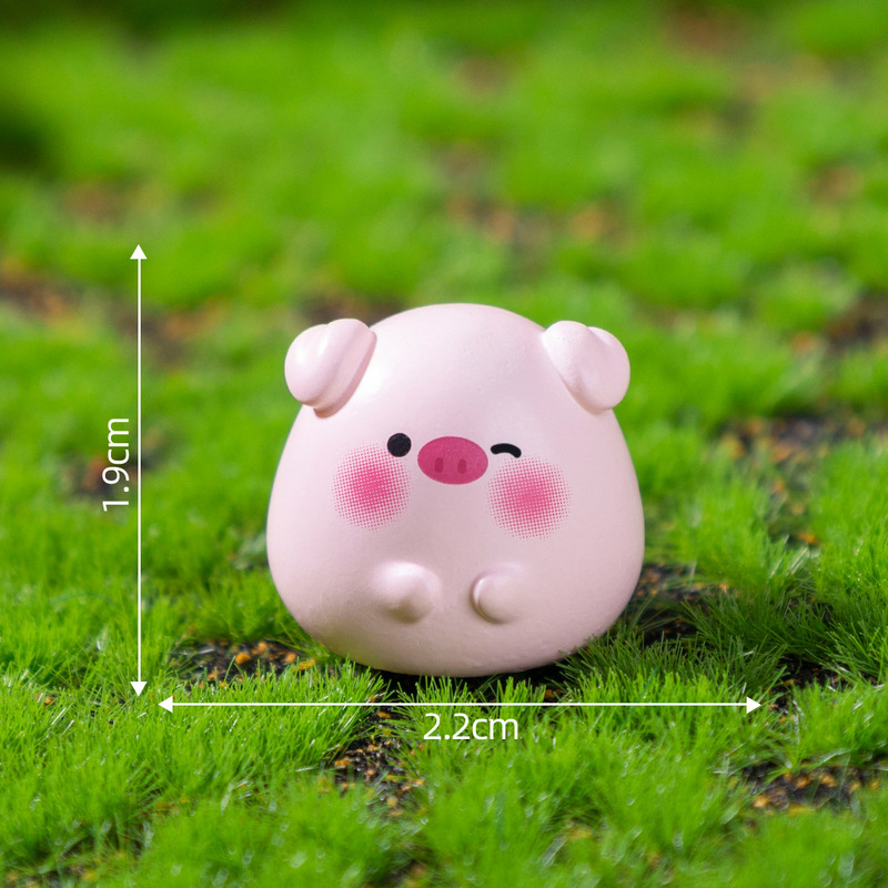 マイクロ風景クリエイティブかわいい干支かわいい diy 装飾ブラインドバッグアクセサリー車のデスクトップ装飾品|undefined
