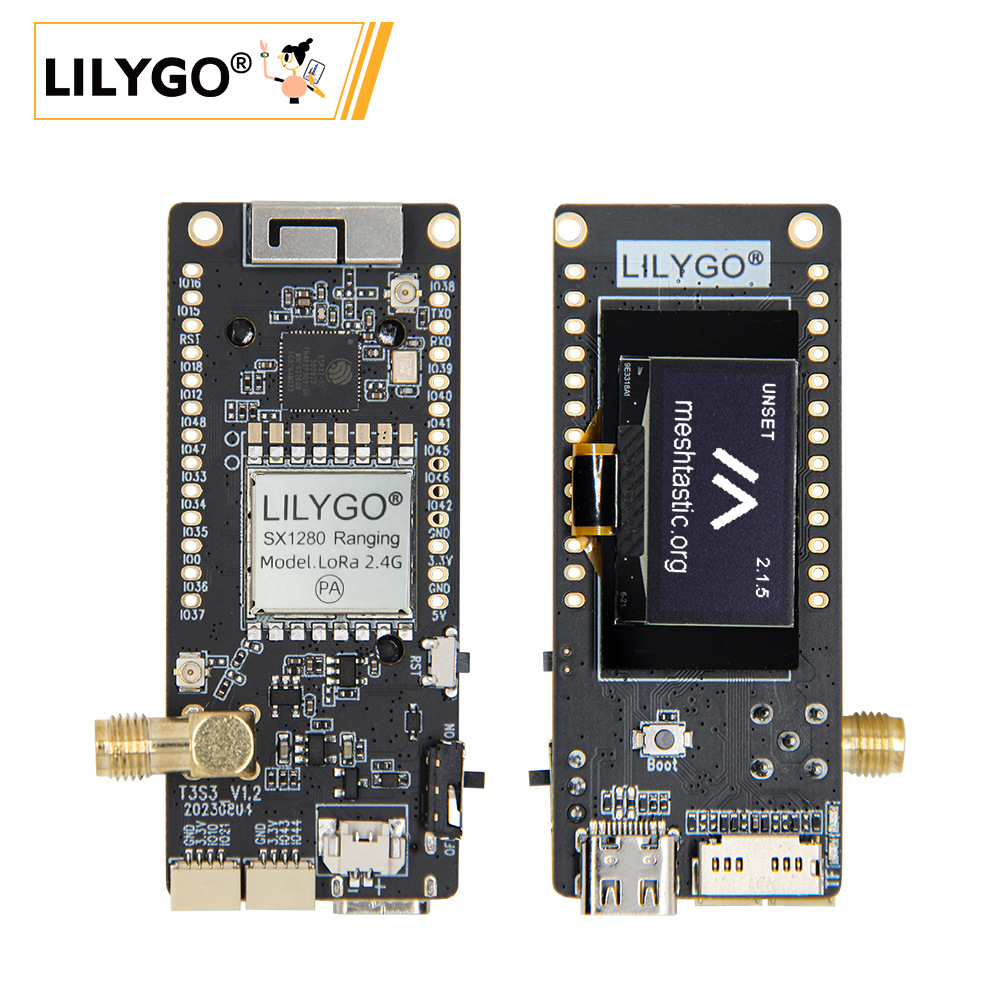 LILYGO® T3S3 V1.2 ESP32-S3 LoRa2.4G SX1280 带OLED开发板模块
