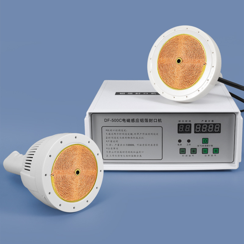 Máquina de sellado de papel de aluminio Ritu máquina de sellado de botellas de reactivo de plástico de inducción electromagnética máquina de sellado de botellas químicas de gran diámetro manual