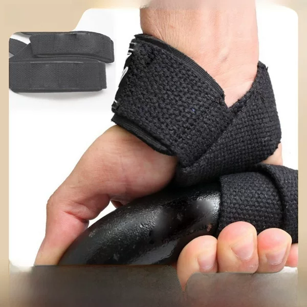 Sports booster belt hard pull fitness weightlifting wristband SBR wear-resistant non-slip belt pull-up grip belt wholesale