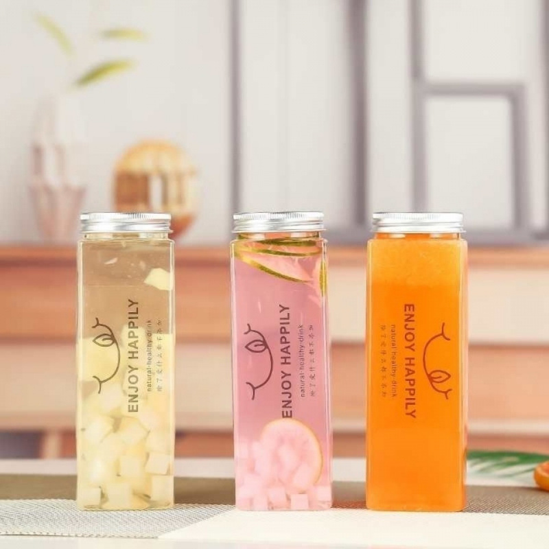 ネットレッドミルクティー缶楊枝甘露瓶/縦高方/低方/扁角瓶プラスチックカップ使い捨て飲料瓶熱|undefined
