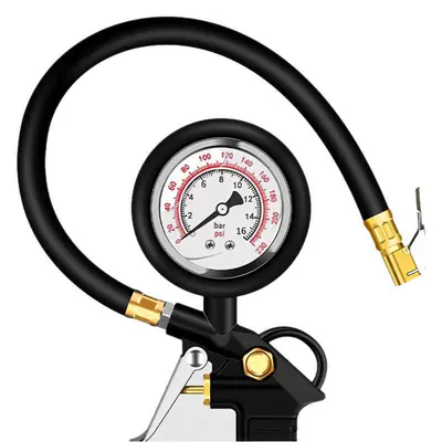 gauge automobile tire inflation deflation: Air pressure gauge/tire pressure gauge