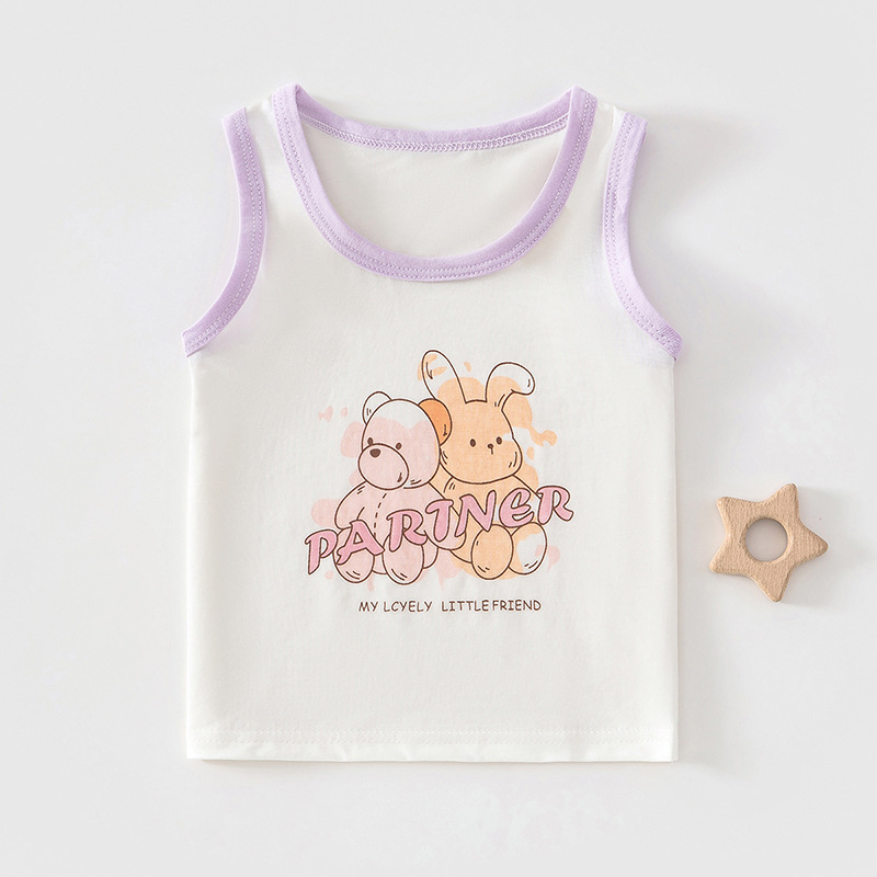 Summer vest, with little bears