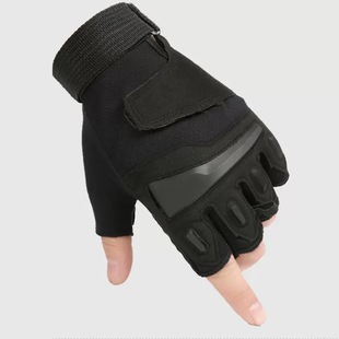 Half-Finger Color Eagle Tactical Gloves for Men and Women Outdoor Sports Cycling Fitness Non-Slip Wear-Resistant Military Fan Gloves Wholesale Cross-Border