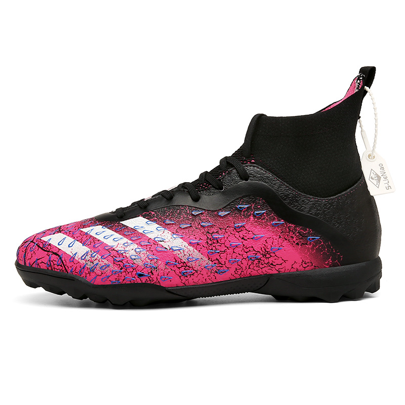 2022 transfronterizo más el tamaño Nuevo FGTF transpirable de los hombres de alta superior de uñas largas y cortas zapatos de fútbol zapatos de entrenamiento de hierba zapatos de fútbol