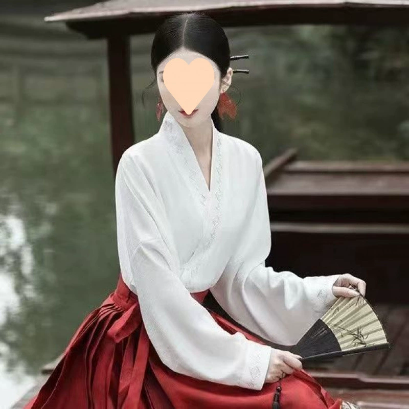 Red Hanfu, Chinese airplane, festive set, Chinese style, new collection