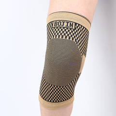 Four-Side Elastic Nylon Knitted Knee Support, Warm and Cold-Proof, for Elderly Cycling, Basketball, Running, Fitness Activities