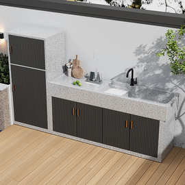 户外天然花岗岩洗衣池带搓板庭院洗手盆大理石水池石头水槽储物柜