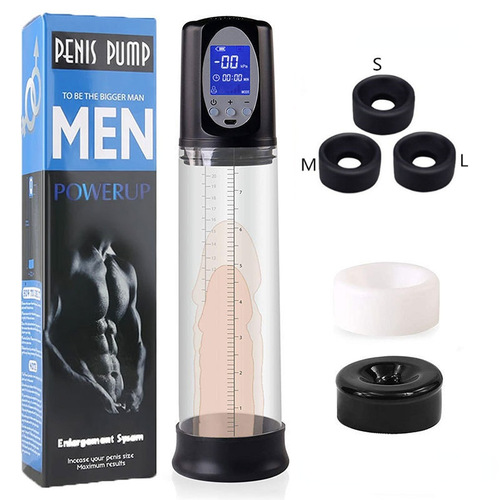 Male electric airplane cup masturbator penis trainer physical vacuum erectile stretcher adult