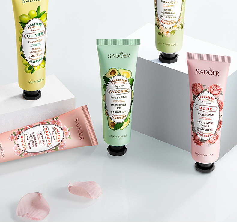 Sadoer Rose And Chamomile Hand Cream Moisturising Skincare 30g_voghion.com