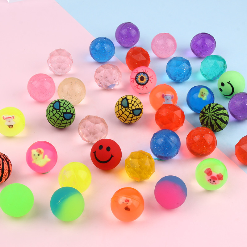 No. 32 bola de primavera un dólar máquina de torsión de huevos bola de primavera juguetes para niños bolas de primavera bolas de salto bolas de salto bolas de primavera niños pequeños regalos escolares