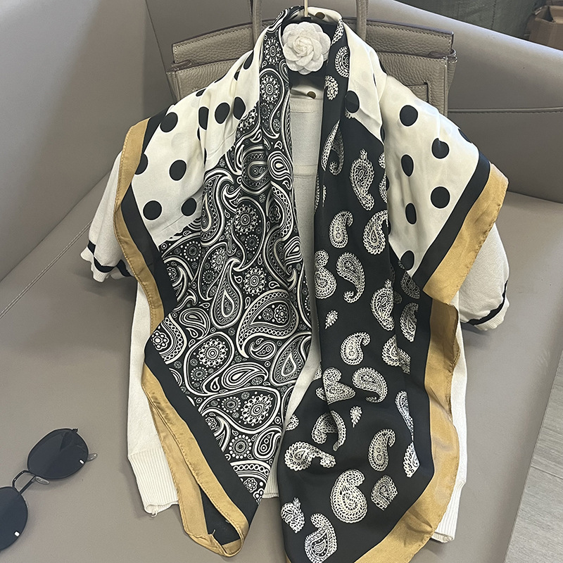 캐슈넛 물방울무늬 4개-노란색