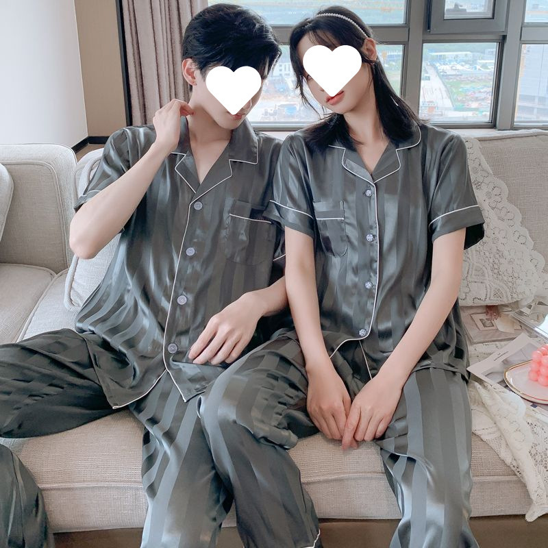 넓은 검정색과 녹색 스타일 - 반팔과 바지