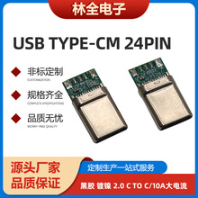 USB TYPE-CM 24PIN PULG(2.0 C TO C) 10A�����