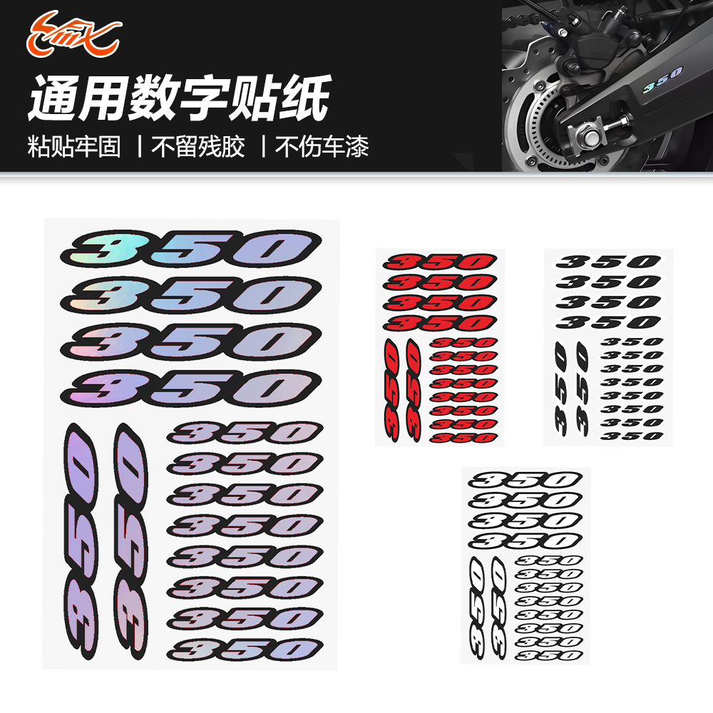 Para Nss ADV Forza X FS 350 EXC-F RR Universal Digital Stickers Motocicleta Stickers