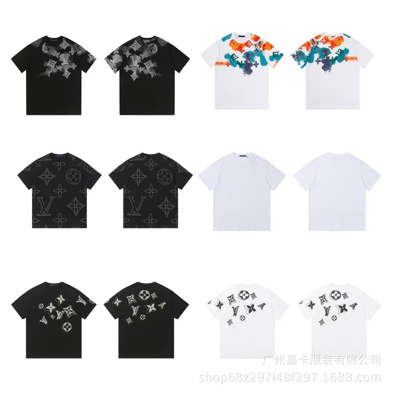 跨境25ss驴家高品质时尚短袖潮牌外贸经典款男女同款T恤透气棉质|undefined