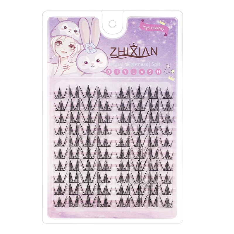 Dense False Eyelashes for Extension, Multi-Style Individual Cluster Flare Kit, Reusable