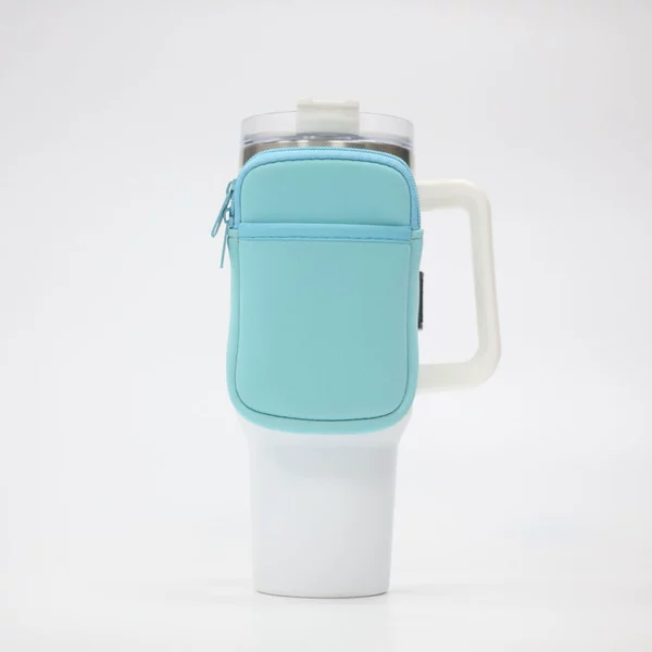 Double pocket light blue