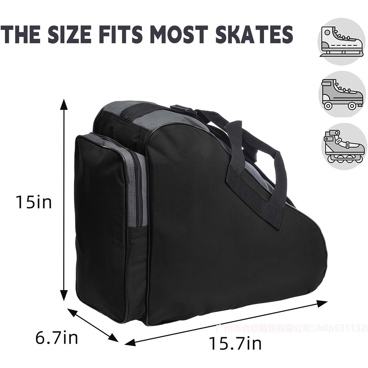Storage Bag Cross-body Ski Skates Storage Sports Handbag Factory Wholesale Kidsren Roller Skates