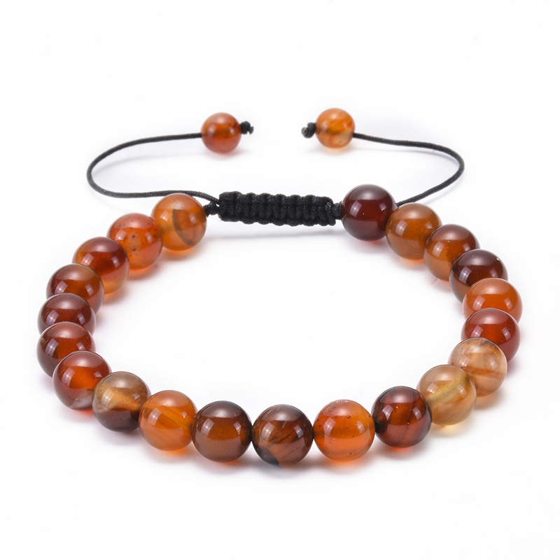 Multicolor Pattern Unisex Gender Simple Style Multicolor Agate Tiger Eye Lapis Lazuli Bracelets