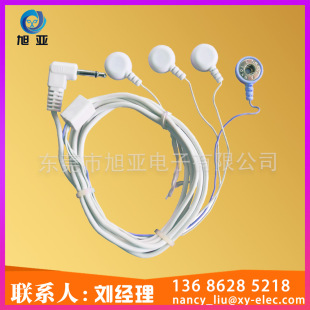 3.5 electrode wire 4.0 electrode buckle 2.5 plug medical lead wire ISO13485 medical electronic wire harness