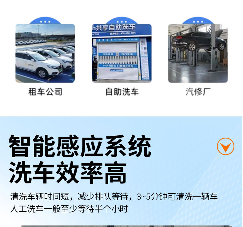 Large bus and truck washing equipment, gantry-type reciprocating high-pressure cleaning machine, fully automatic bus washing machine