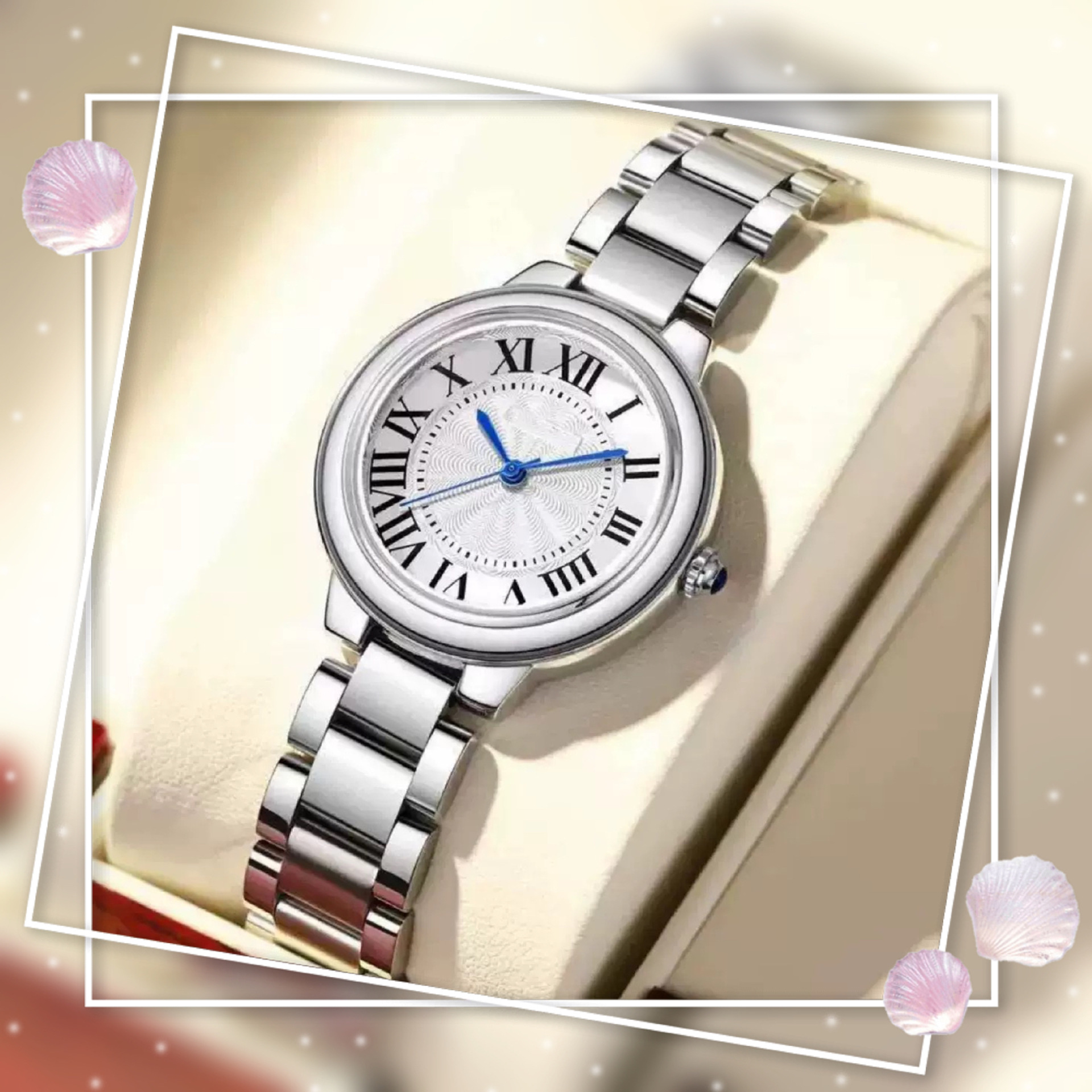 Af Factory Blue Needle Balloon 28 33 36 42mm Belt Quartz Waterproof Fisheye Male and Female Couple Mechanical Watch